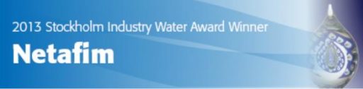 Netafim vince lo Stockholm Water Industry Award