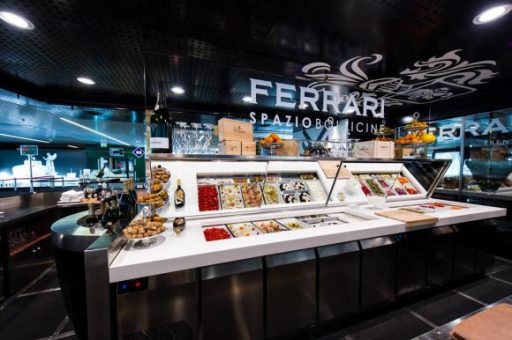 Le Cantine Ferrari “atterrano” a Fiumicino