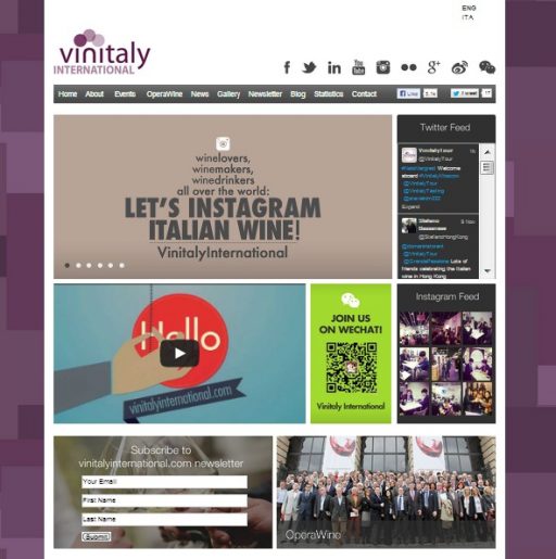 On line il nuovo sito di vinitaly international